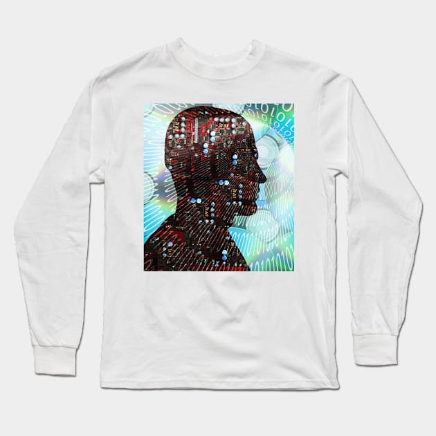 Cyborg Long Sleeve T-Shirt by rolffimages